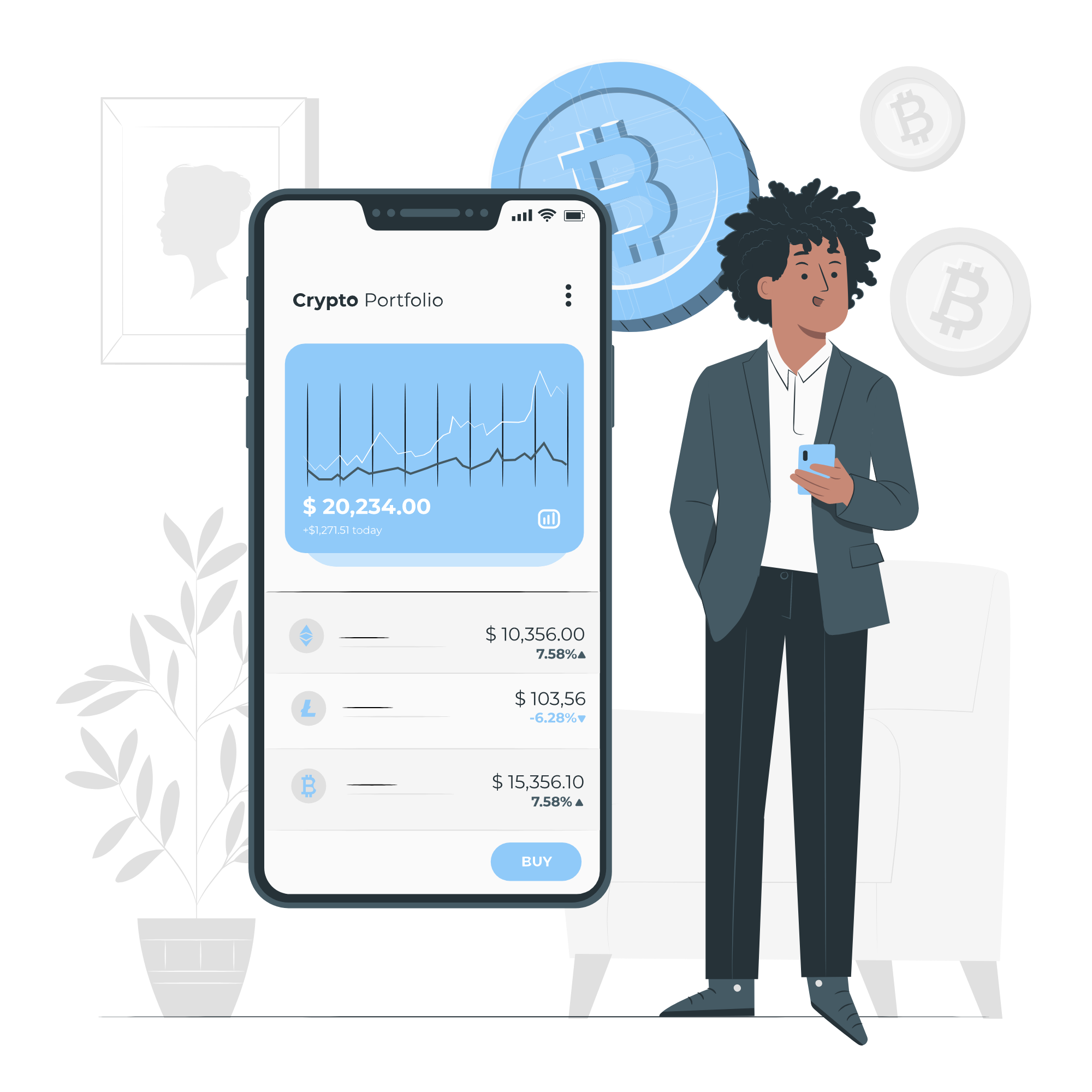 Buy and Sell cryptocurrency Instantly worldwide